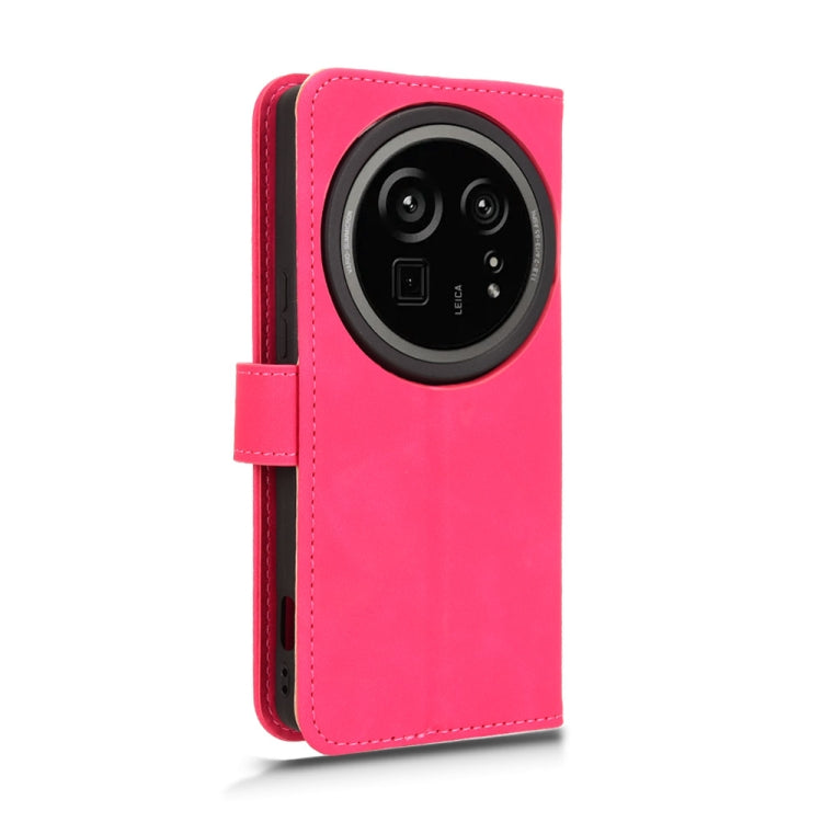For Sharp Aquos R9 Skin Feel Magnetic Flip Leather Phone Case