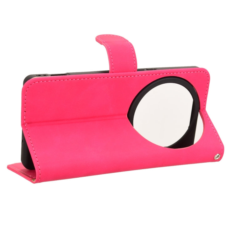 For Sharp Aquos R9 Skin Feel Magnetic Flip Leather Phone Case