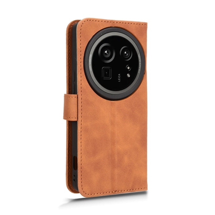 For Sharp Aquos R9 Skin Feel Magnetic Flip Leather Phone Case