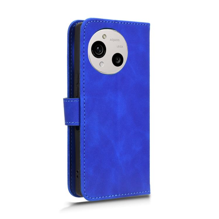 For Sharp Aquos R10 Skin Feel Magnetic Flip Leather Phone Case