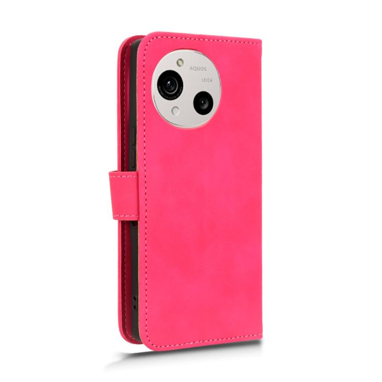 For Sharp Aquos R10 Skin Feel Magnetic Flip Leather Phone Case