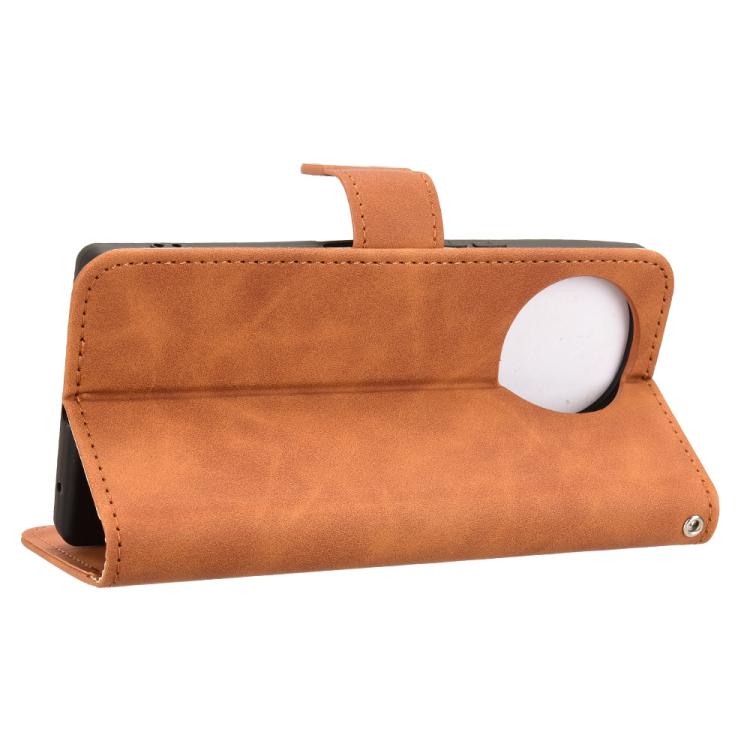 For Sharp Aquos R10 Skin Feel Magnetic Flip Leather Phone Case