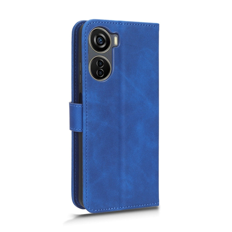 For ZTE Axon 40 Lite Skin Feel Magnetic Flip Leather Phone Case