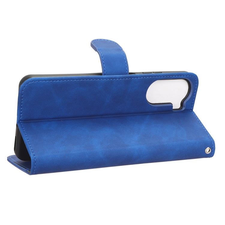 For ZTE Axon 40 Lite Skin Feel Magnetic Flip Leather Phone Case