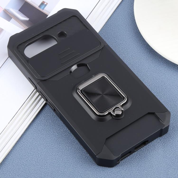 For Google Pixel 9a Camera Shield Card Slot PC+TPU Phone Case