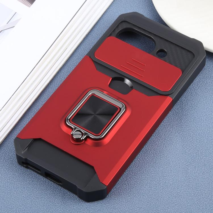 For Google Pixel 9a Camera Shield Card Slot PC+TPU Phone Case