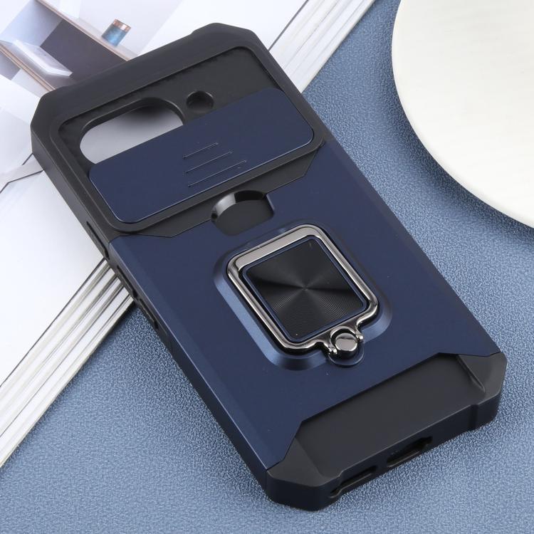 For Google Pixel 9a Camera Shield Card Slot PC+TPU Phone Case