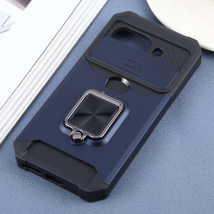 For Google Pixel 9a Camera Shield Card Slot PC+TPU Phone Case
