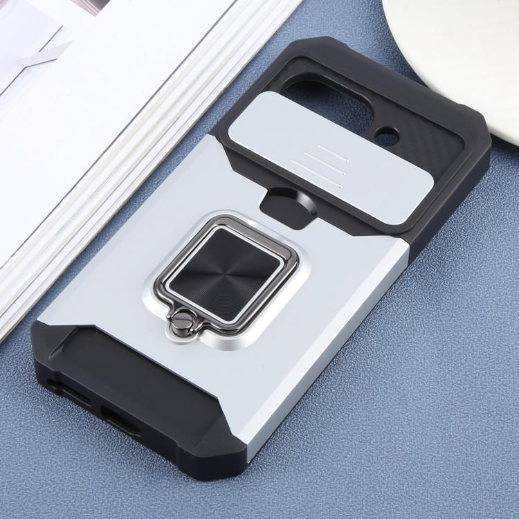 For Google Pixel 9a Camera Shield Card Slot PC+TPU Phone Case