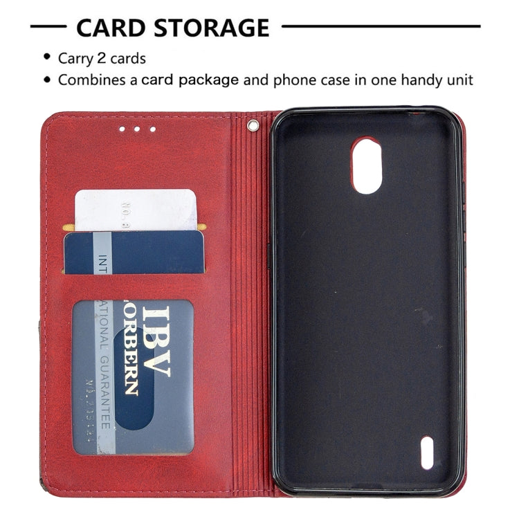 For Nokia 1.3 Rhombus Texture Horizontal Flip Magnetic Leather Case with Holder & Card Slots & Wallet