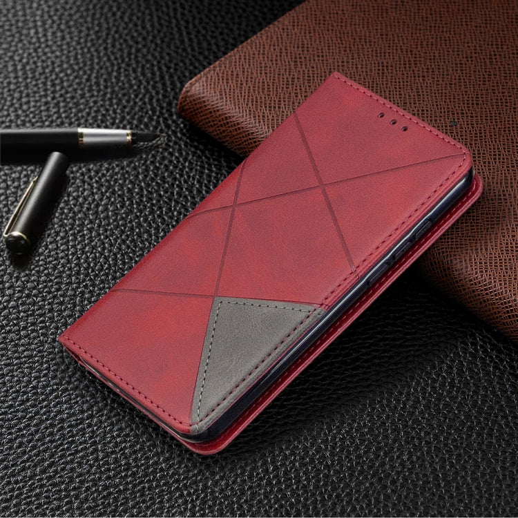For Nokia 1.3 Rhombus Texture Horizontal Flip Magnetic Leather Case with Holder & Card Slots & Wallet