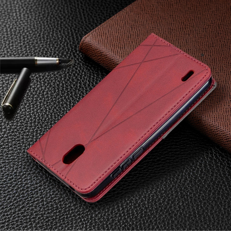 For Nokia 1.3 Rhombus Texture Horizontal Flip Magnetic Leather Case with Holder & Card Slots & Wallet