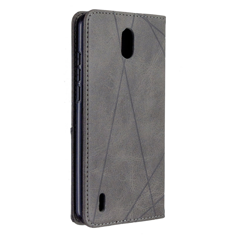 For Nokia 1.3 Rhombus Texture Horizontal Flip Magnetic Leather Case with Holder & Card Slots & Wallet