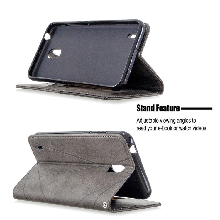 For Nokia 1.3 Rhombus Texture Horizontal Flip Magnetic Leather Case with Holder & Card Slots & Wallet