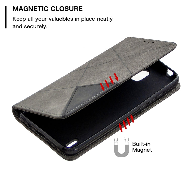 For Nokia 1.3 Rhombus Texture Horizontal Flip Magnetic Leather Case with Holder & Card Slots & Wallet