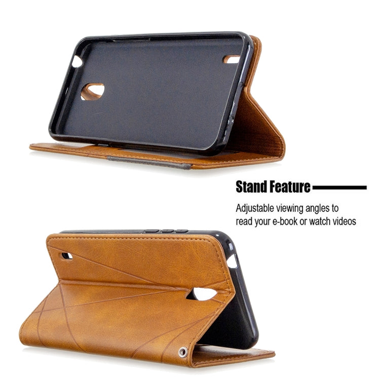 For Nokia 1.3 Rhombus Texture Horizontal Flip Magnetic Leather Case with Holder & Card Slots & Wallet
