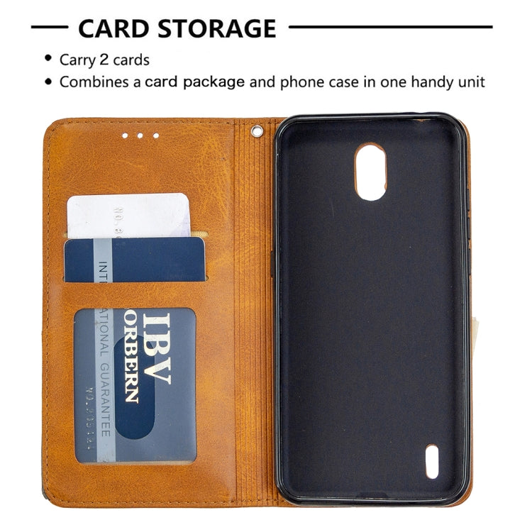 For Nokia 1.3 Rhombus Texture Horizontal Flip Magnetic Leather Case with Holder & Card Slots & Wallet