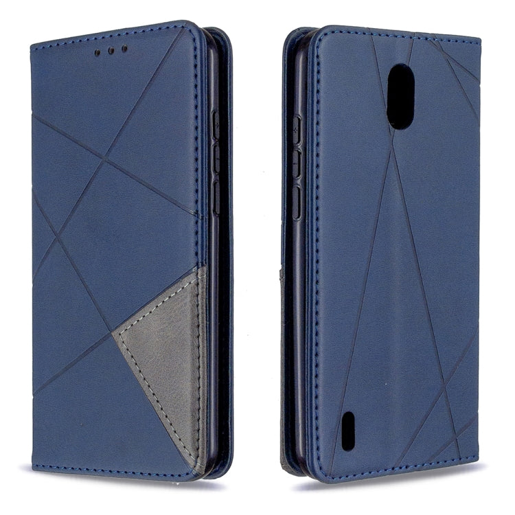 For Nokia 1.3 Rhombus Texture Horizontal Flip Magnetic Leather Case with Holder & Card Slots & Wallet