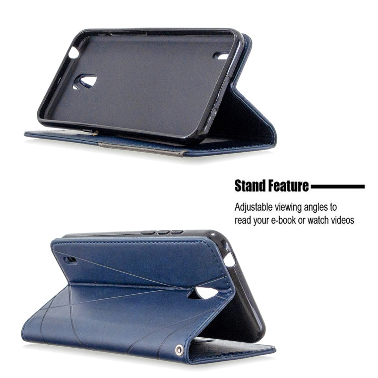 For Nokia 1.3 Rhombus Texture Horizontal Flip Magnetic Leather Case with Holder & Card Slots & Wallet