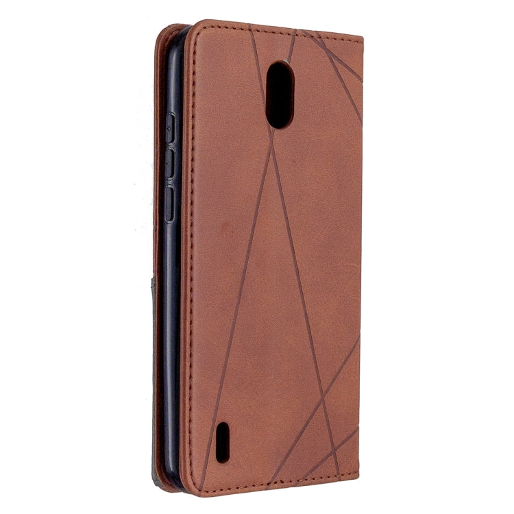For Nokia 1.3 Rhombus Texture Horizontal Flip Magnetic Leather Case with Holder & Card Slots & Wallet