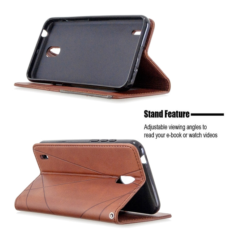 For Nokia 1.3 Rhombus Texture Horizontal Flip Magnetic Leather Case with Holder & Card Slots & Wallet