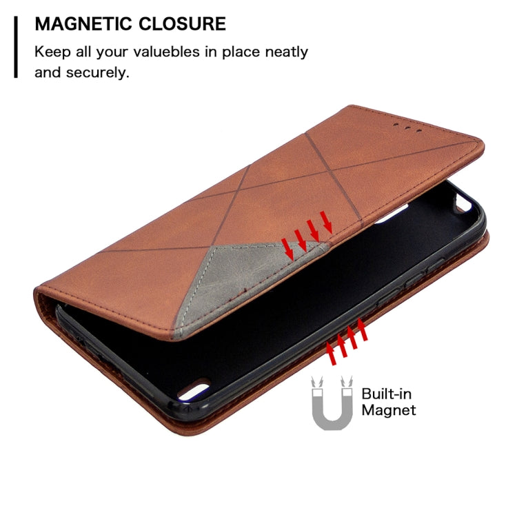 For Nokia 1.3 Rhombus Texture Horizontal Flip Magnetic Leather Case with Holder & Card Slots & Wallet