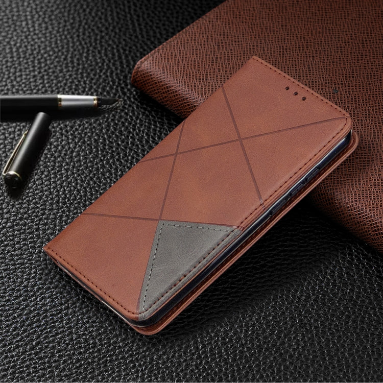 For Nokia 1.3 Rhombus Texture Horizontal Flip Magnetic Leather Case with Holder & Card Slots & Wallet