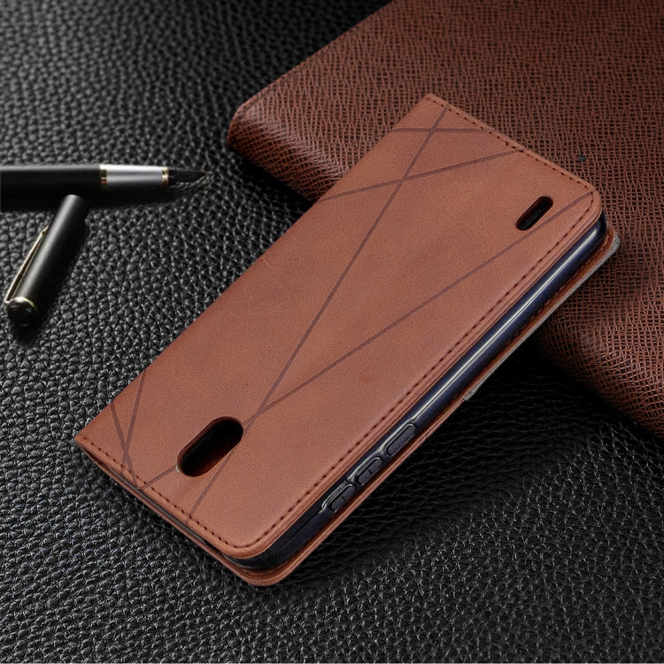 For Nokia 1.3 Rhombus Texture Horizontal Flip Magnetic Leather Case with Holder & Card Slots & Wallet