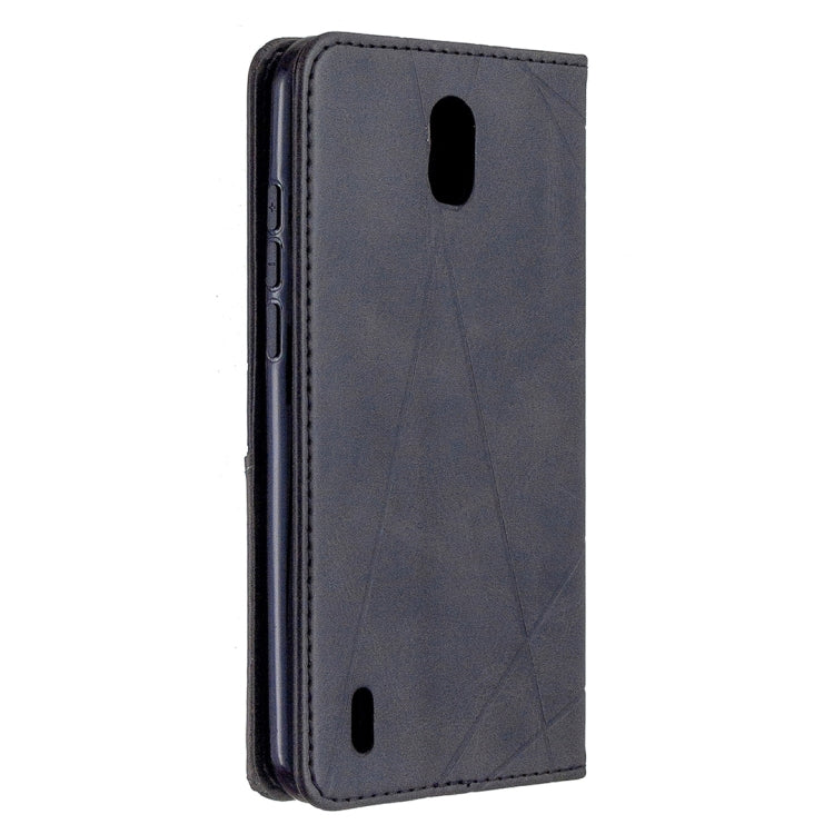 For Nokia 1.3 Rhombus Texture Horizontal Flip Magnetic Leather Case with Holder & Card Slots & Wallet