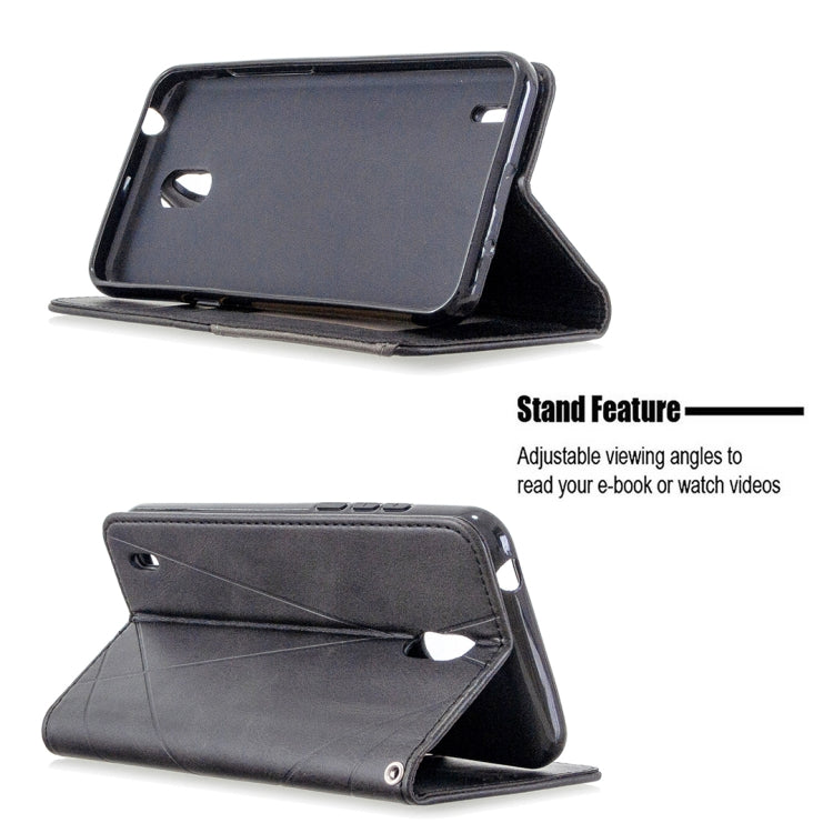For Nokia 1.3 Rhombus Texture Horizontal Flip Magnetic Leather Case with Holder & Card Slots & Wallet