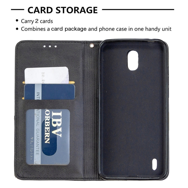 For Nokia 1.3 Rhombus Texture Horizontal Flip Magnetic Leather Case with Holder & Card Slots & Wallet