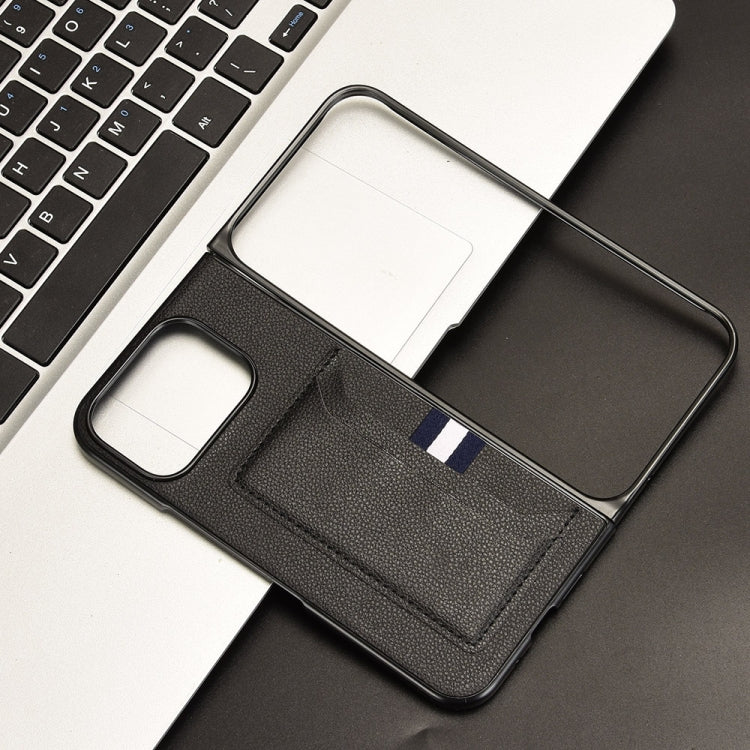 For Google Pixel 9 Pro Fold Litchi Texture Card Slots Back Cover Phone Case