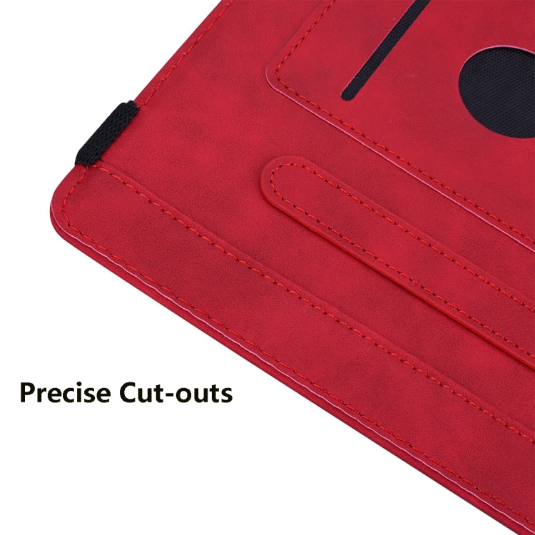 For Huawei MediaPad M6 8.4 Calf Pattern Double Folding Design Embossed Leather Case with  Holder & Card Slots & Pen Slot &   Elastic Band