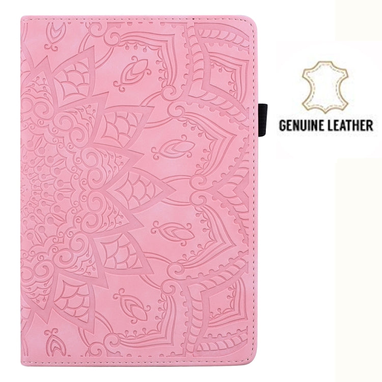 For Huawei MediaPad M6 8.4 Calf Pattern Double Folding Design Embossed Leather Case with  Holder & Card Slots & Pen Slot &   Elastic Band