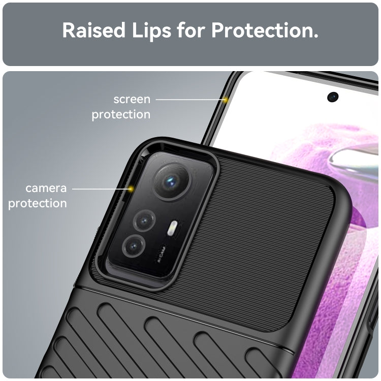 For Xiaomi Redmi Note 12S Thunderbolt Shockproof TPU Protective Soft Phone Case