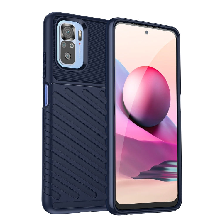 For Xiaomi Redmi Note 10S Thunderbolt Shockproof TPU Protective Soft Phone Case