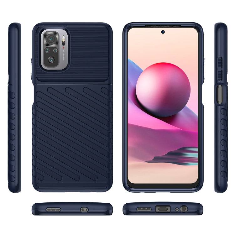 For Xiaomi Redmi Note 10S Thunderbolt Shockproof TPU Protective Soft Phone Case