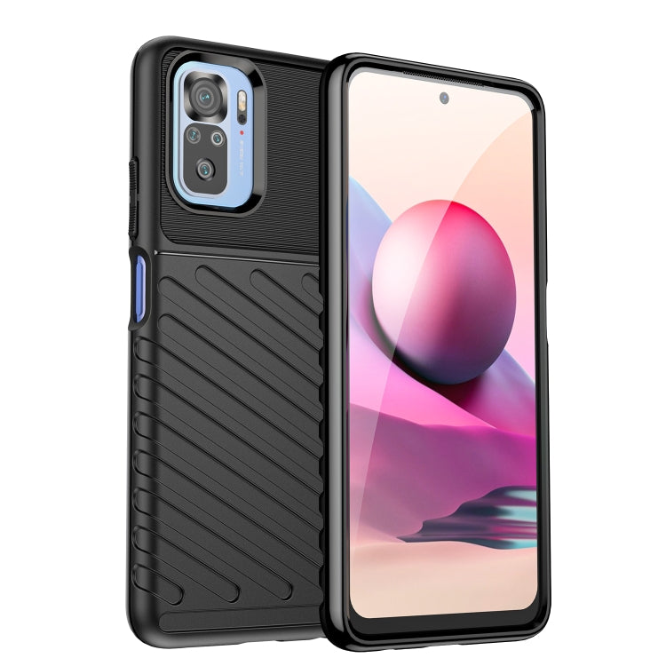 For Xiaomi Redmi Note 10S Thunderbolt Shockproof TPU Protective Soft Phone Case