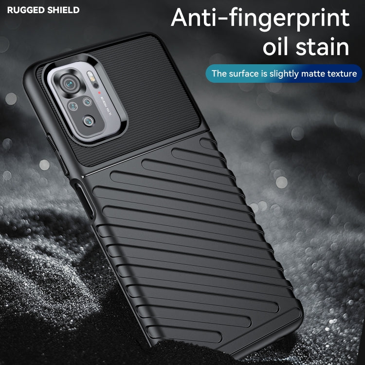 For Xiaomi Redmi Note 10S Thunderbolt Shockproof TPU Protective Soft Phone Case