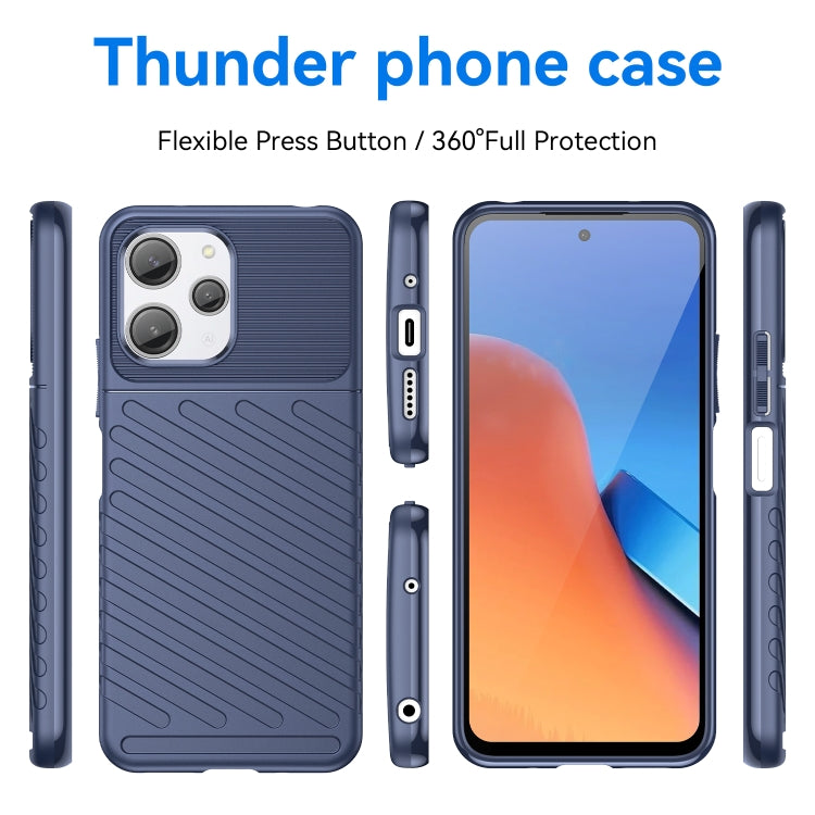 For Xiaomi Redmi 12R Thunderbolt Shockproof TPU Protective Soft Phone Case