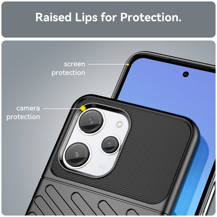 For Xiaomi Redmi 12R Thunderbolt Shockproof TPU Protective Soft Phone Case