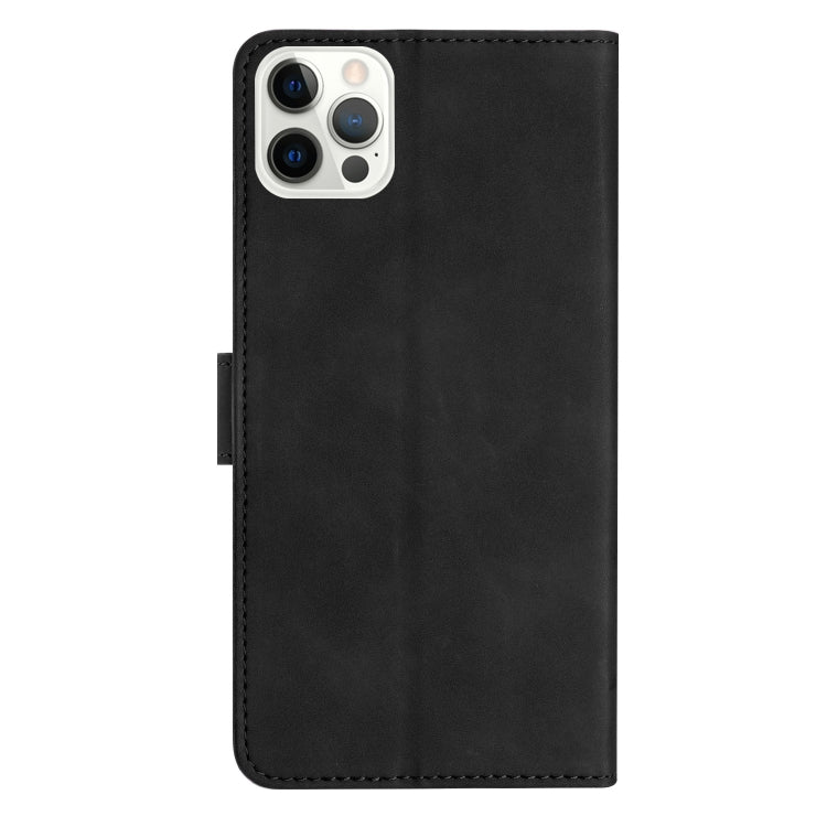 For iPhone 16 Pro Seven Butterflies Embossed Leather Phone Case