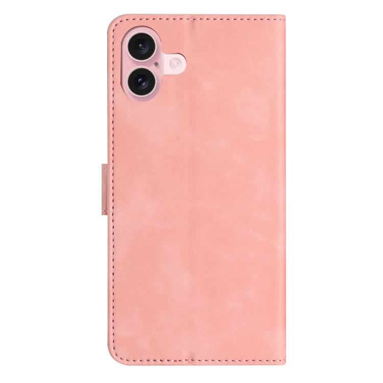 For iPhone 17 Seven Butterflies Embossed Leather Phone Case