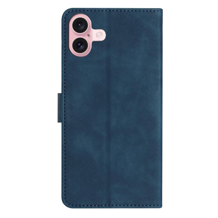 For iPhone 17 Seven Butterflies Embossed Leather Phone Case