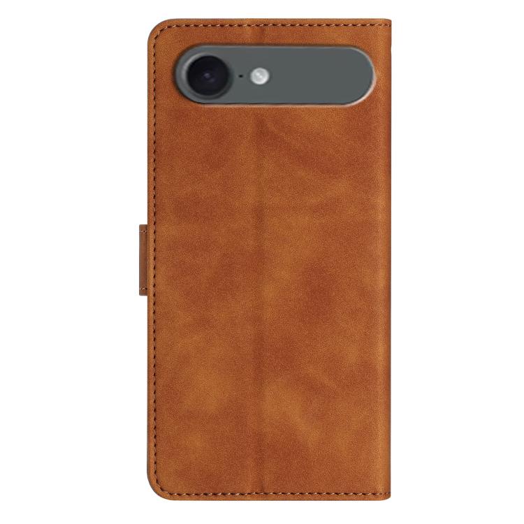 For iPhone Air Seven Butterflies Embossed Leather Phone Case