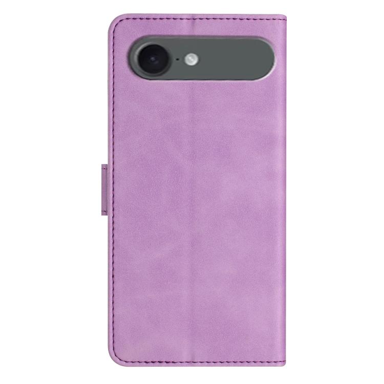 For iPhone Air Seven Butterflies Embossed Leather Phone Case