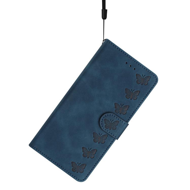 For iPhone Air Seven Butterflies Embossed Leather Phone Case
