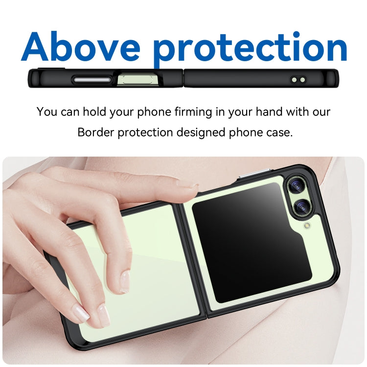 For Samsung Galaxy Z Flip5 Colorful Series Acrylic + TPU Phone Case