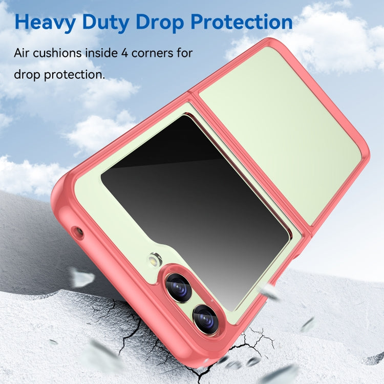 For Samsung Galaxy Z Flip5 Colorful Series Acrylic + TPU Phone Case