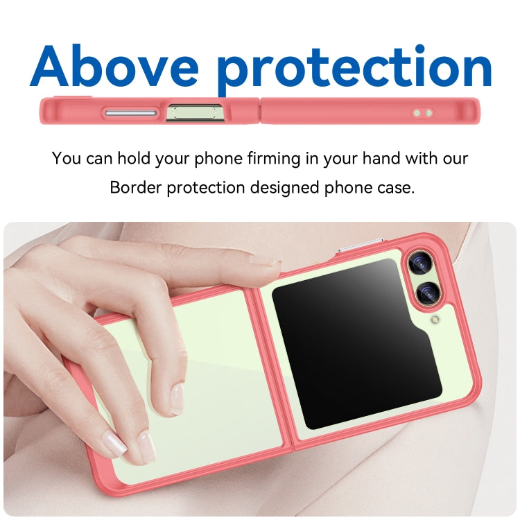 For Samsung Galaxy Z Flip5 Colorful Series Acrylic + TPU Phone Case